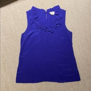 Kate Spade blue sleeveless blouse, medium